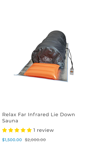 Relax Far Infrared Lie Down Sauna