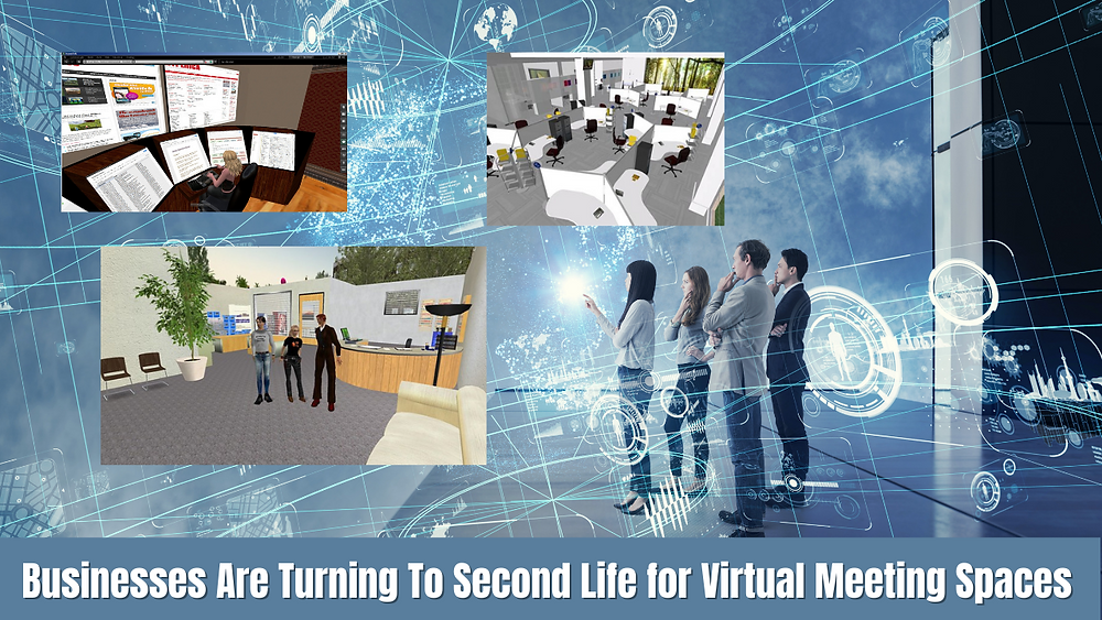 Second LTechnology Trends 2021 | Businesses Are Turning To Second Life for Virtual Meeting Spaces ife is a three-dimensional virtual community created entirely by its membership. Members assume an identity and take up residence in the environment, creating a customized avatar or personage to represent themselves. The avatar moves about in the virtual world using mouse control and intuitive keyboard buttons.
