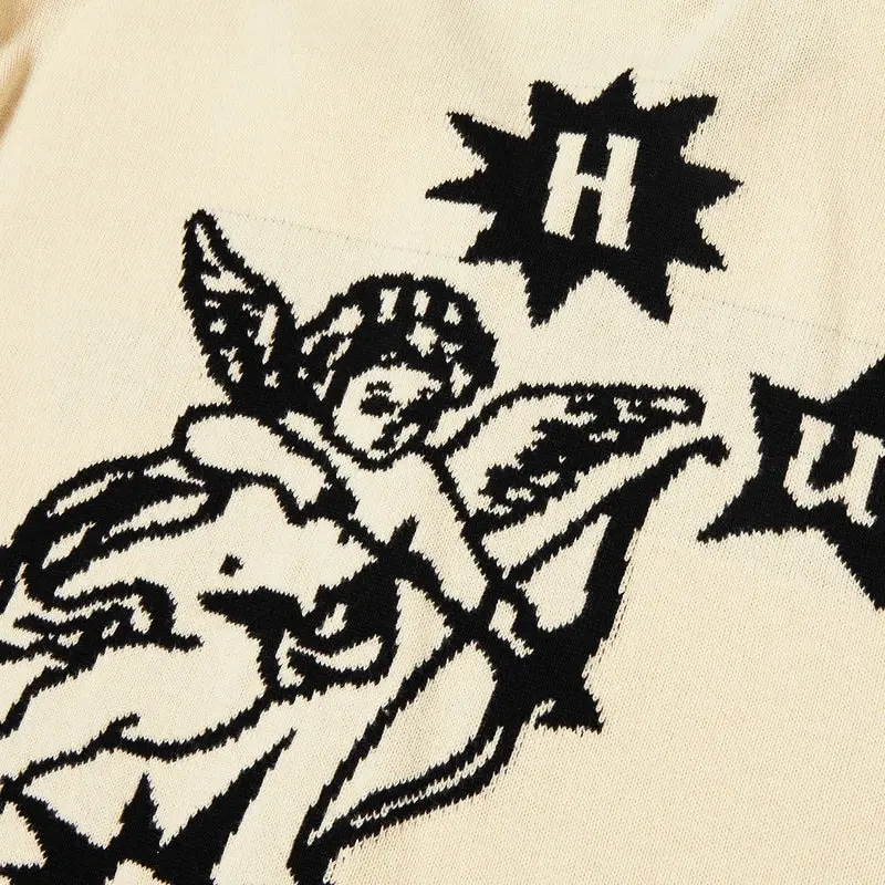 縮圖：HUF "ICARUS KNIT TOP" | 米色