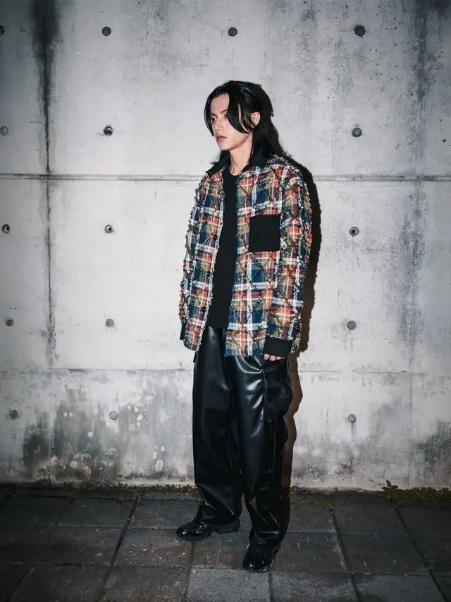 縮圖：JINEASTERNAU JIN破菱形紋夾克外套 | 綠藍