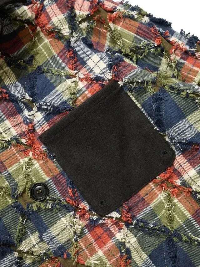 縮圖：JINEASTERNAU JIN破菱形紋夾克外套 | 綠藍