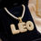 Thumbnail: Custom Iced-Out Initial Pendant – Personalized Luxury Necklace