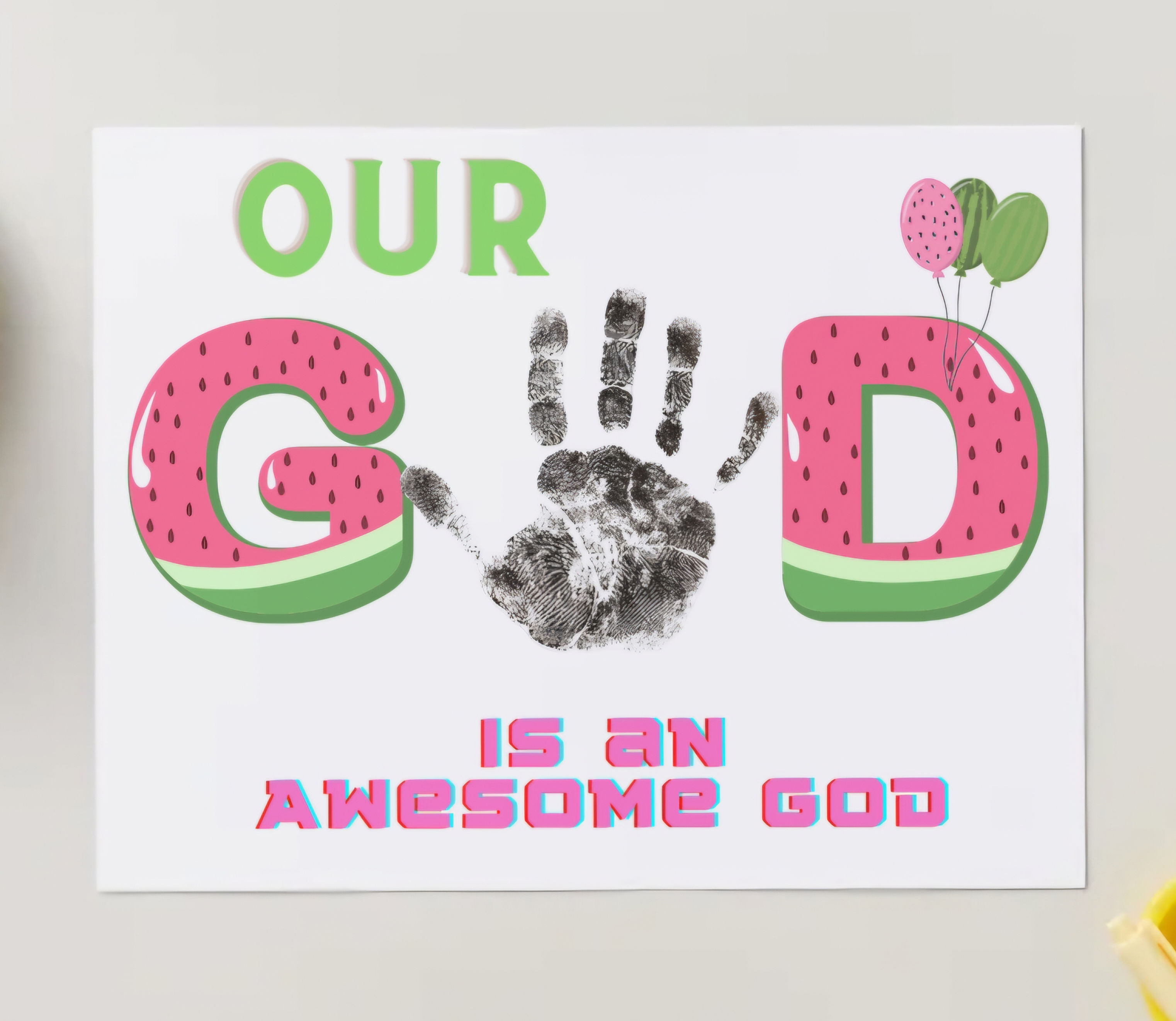God's Children Coloring Pages, Our God Is An Awesome God, Activity For Kids