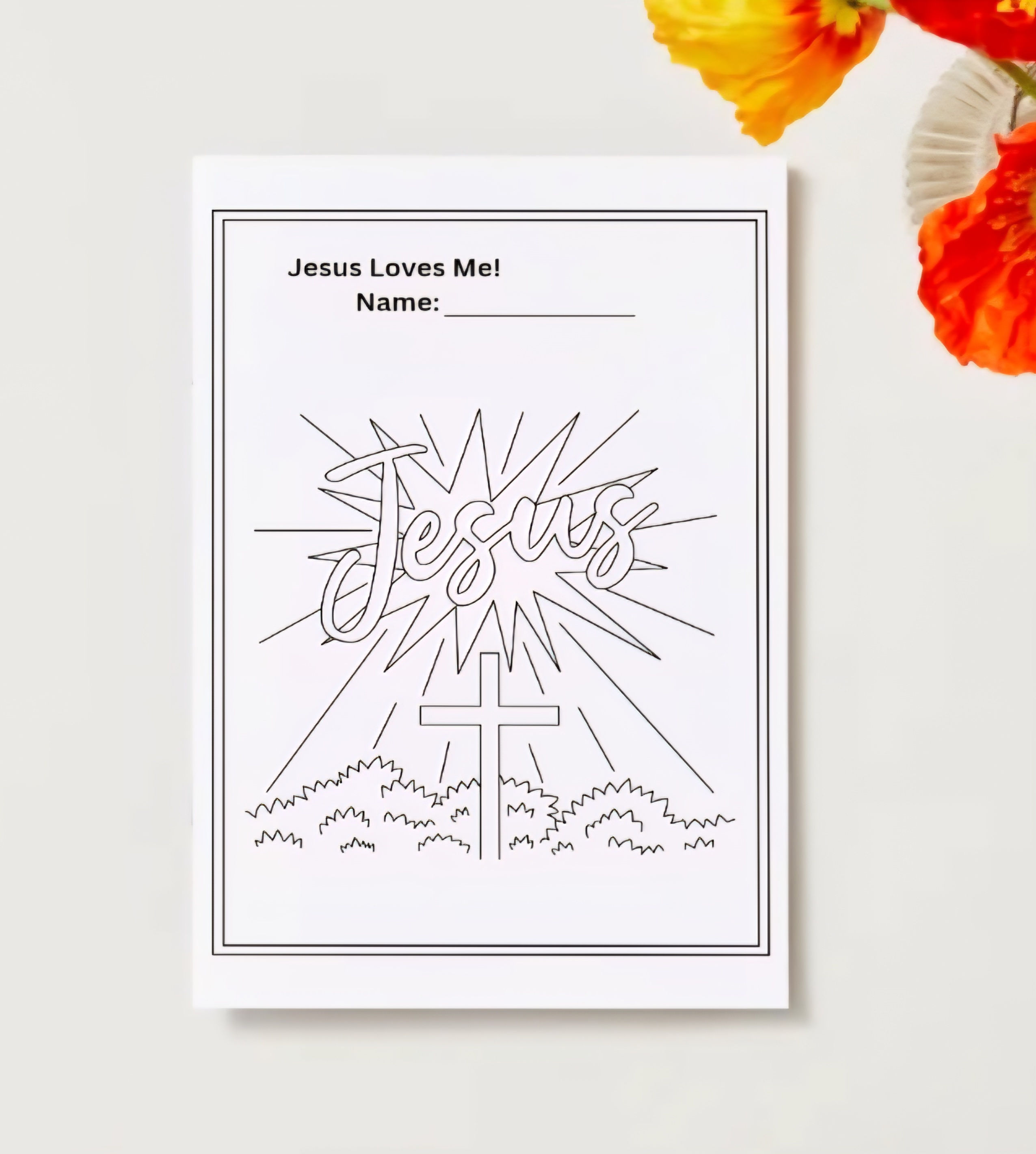 God's Children Coloring Pages, Jesus, Cross, Activity For Kids
