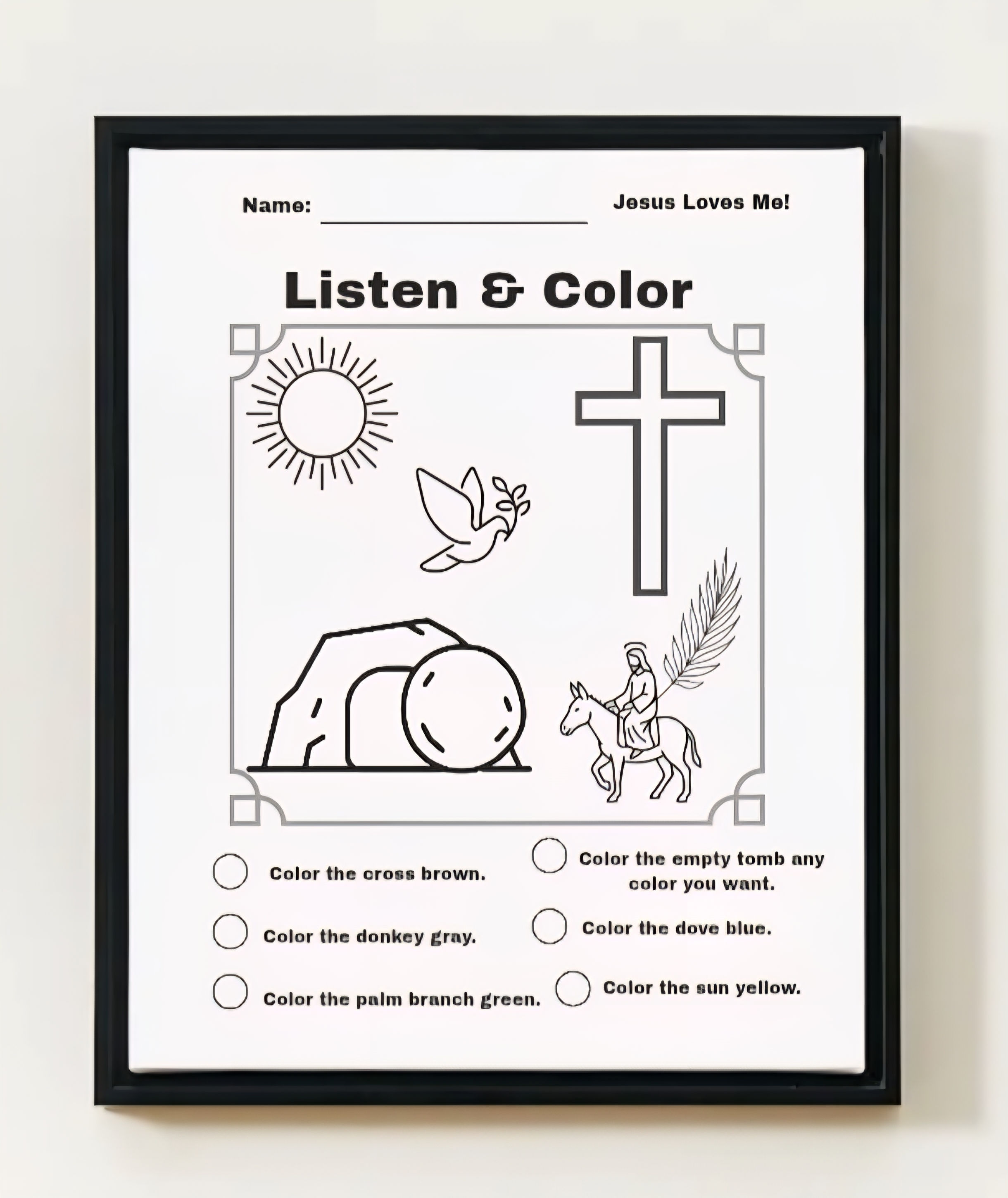 God's Children Coloring Pages, Jesus, Jigsaw Puzzle, Activity For Kids