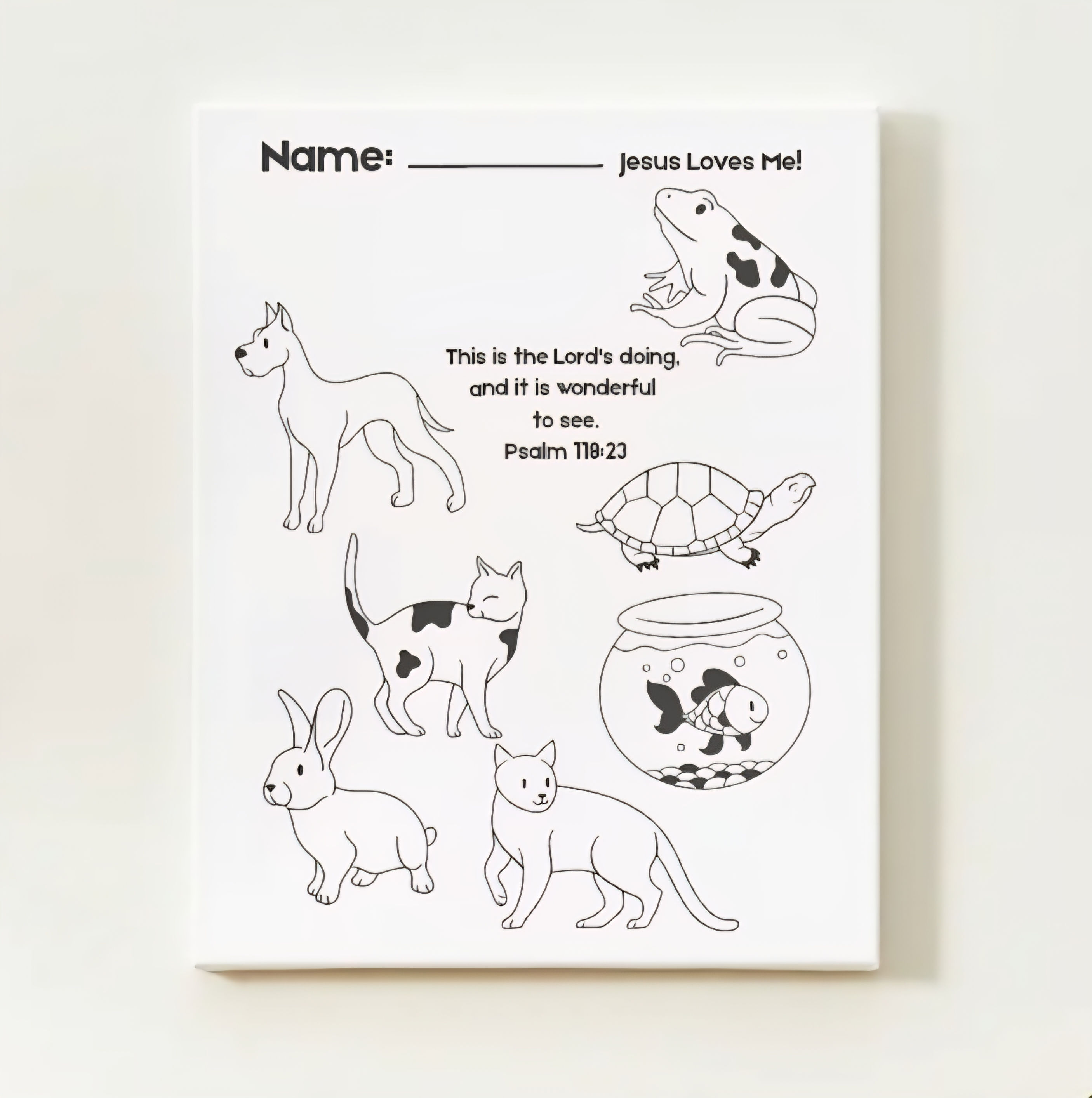 God's Children Coloring Pages, Jesus Loves Me, Lord's Doing, Activity For Kids
