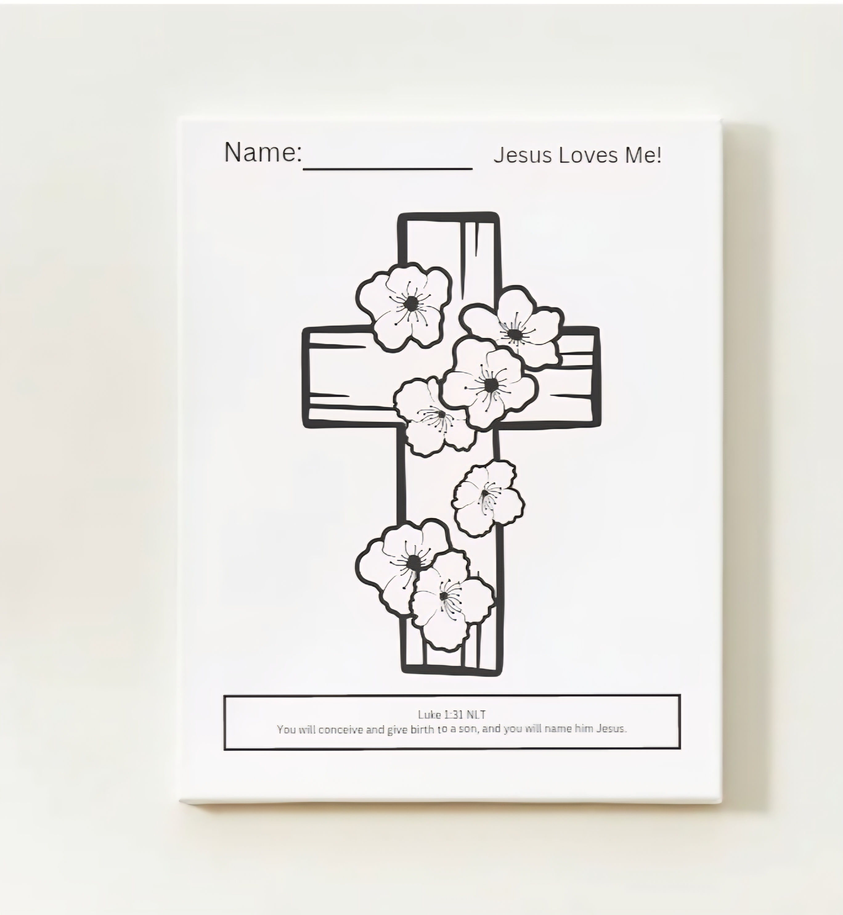 God's Children Coloring Pages, Jesus, Cross, Activity For Kids