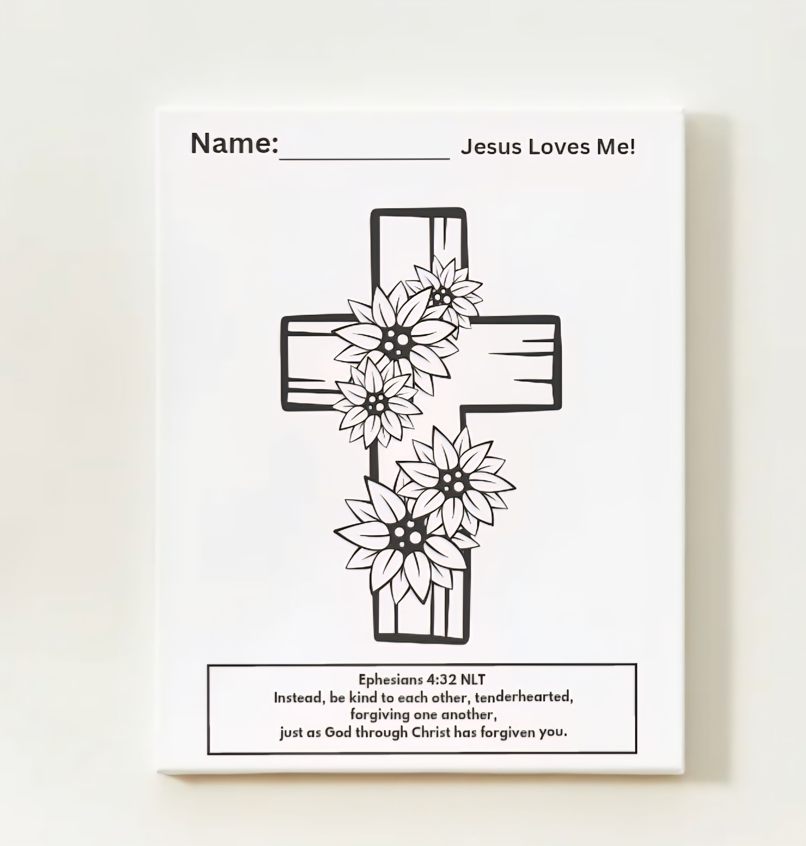 God's Children Coloring Pages, Jesus, Cross, Kindness, Activity For Kids