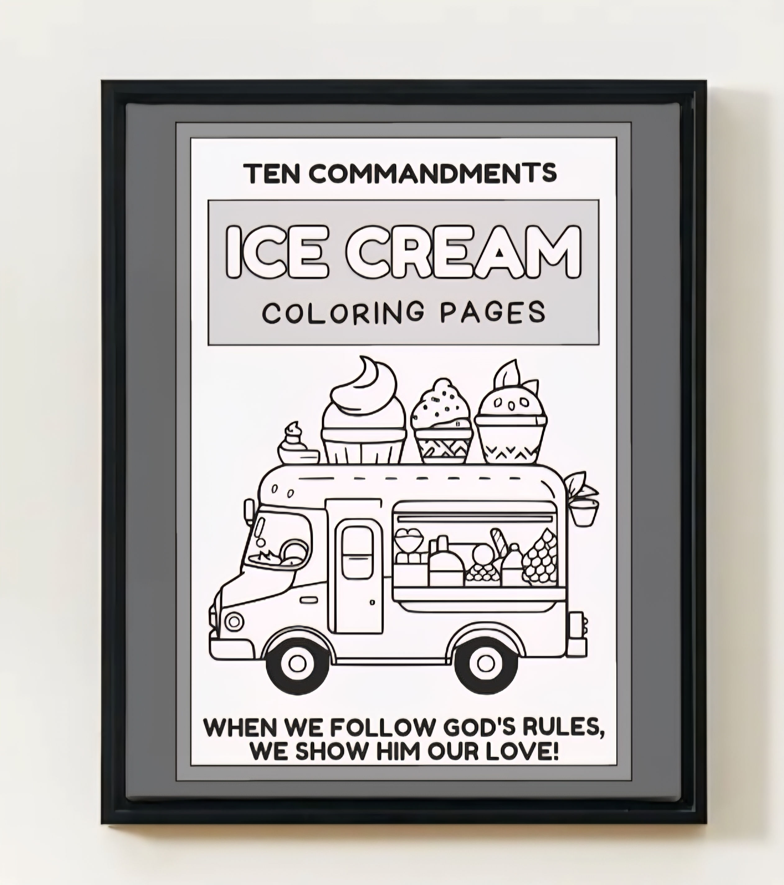 God's Children Coloring Pages, Jesus, 10 Commandments, Activity For Kids