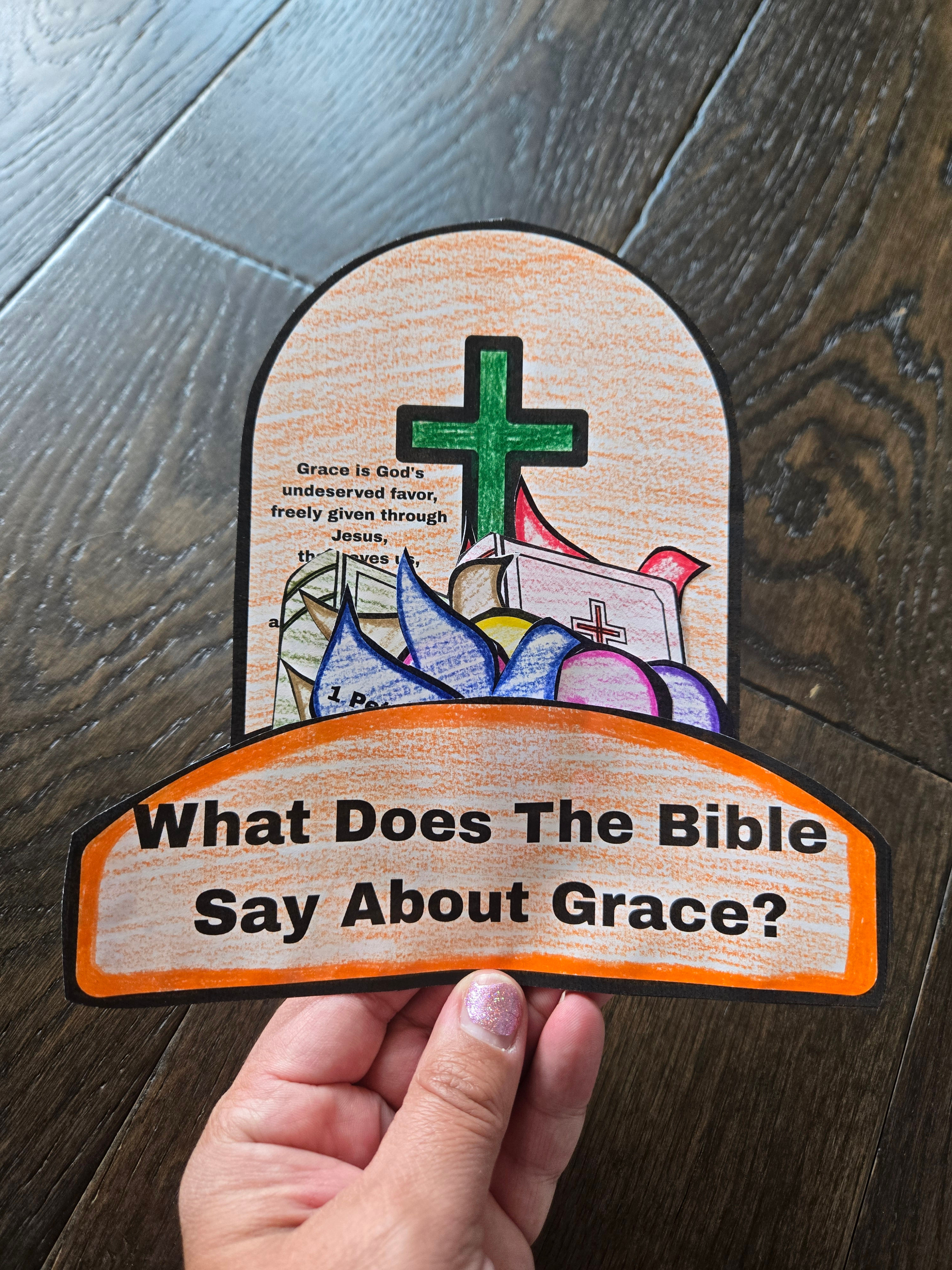 God's Children Coloring Pages, What Does The Bible Say About Grace
