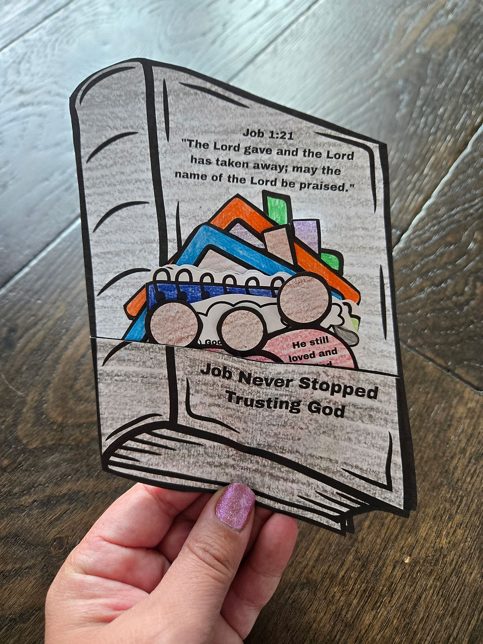 Thumbnail: God's Children Coloring Pages, Job Never Stopped Trusting God, Activity For Kids