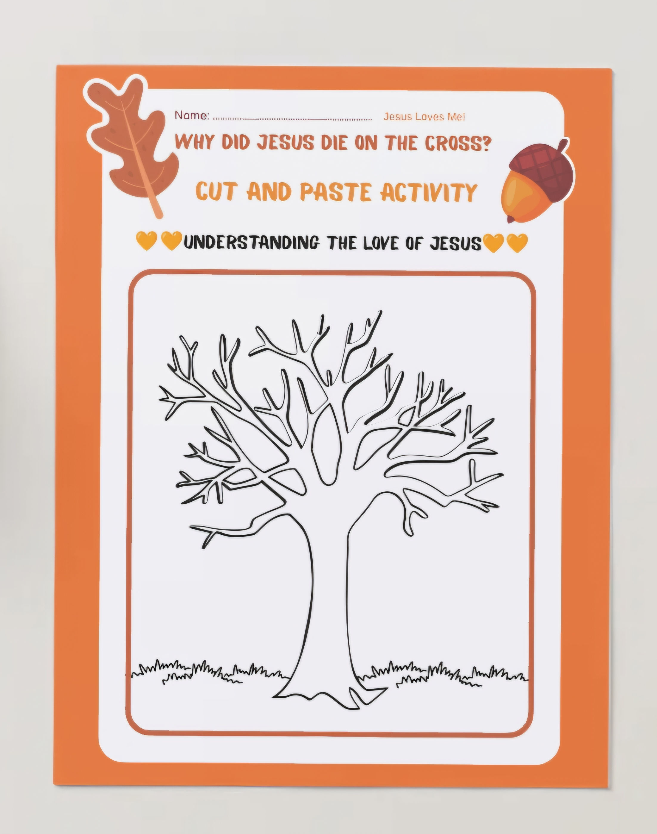 God's Children Coloring Pages, Why Did Jesus Die On The Cross, Activity For Kids