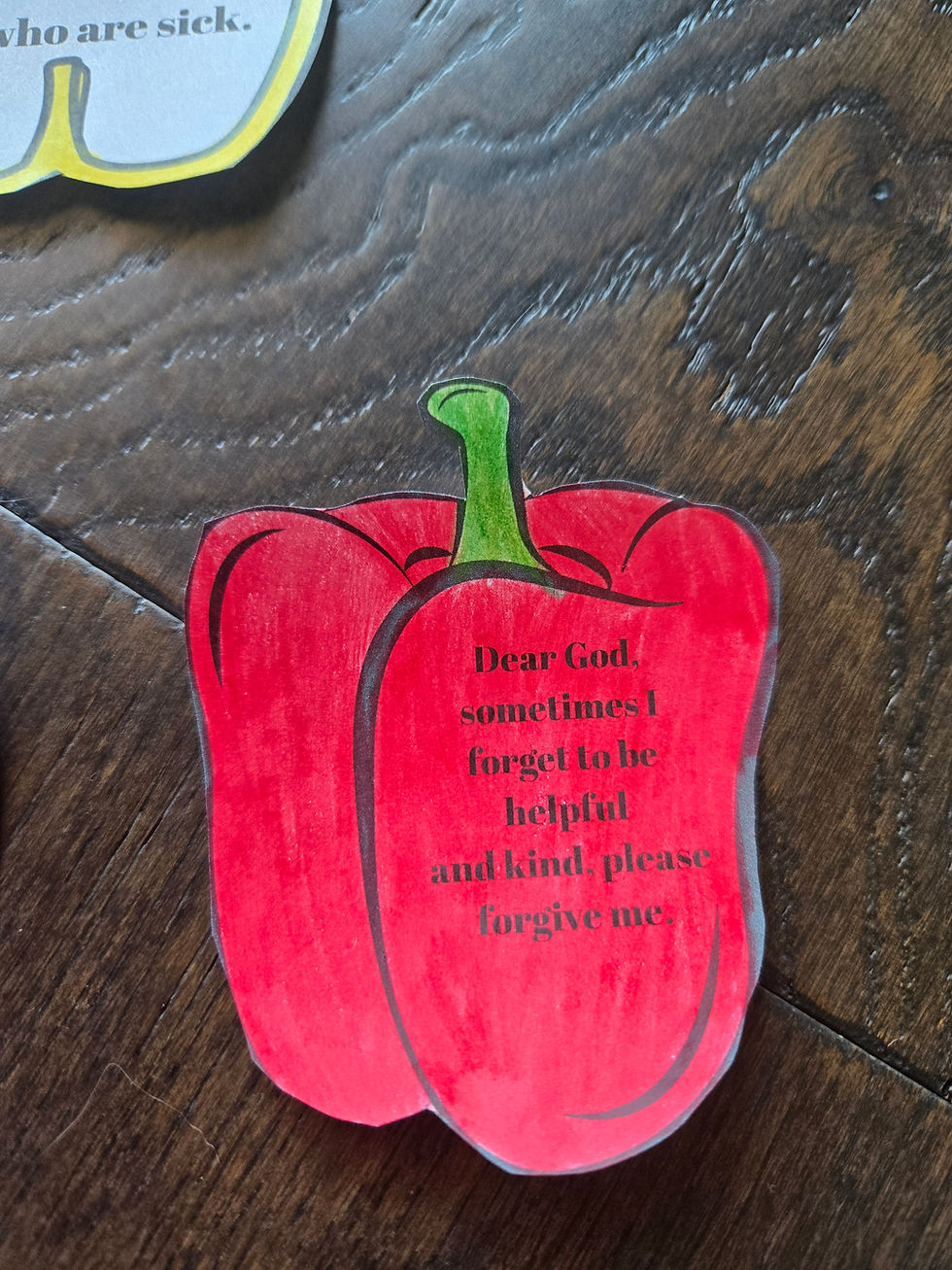 Thumbnail: God's Children Coloring Pages, My Prayer Peppers, Activity For Kids