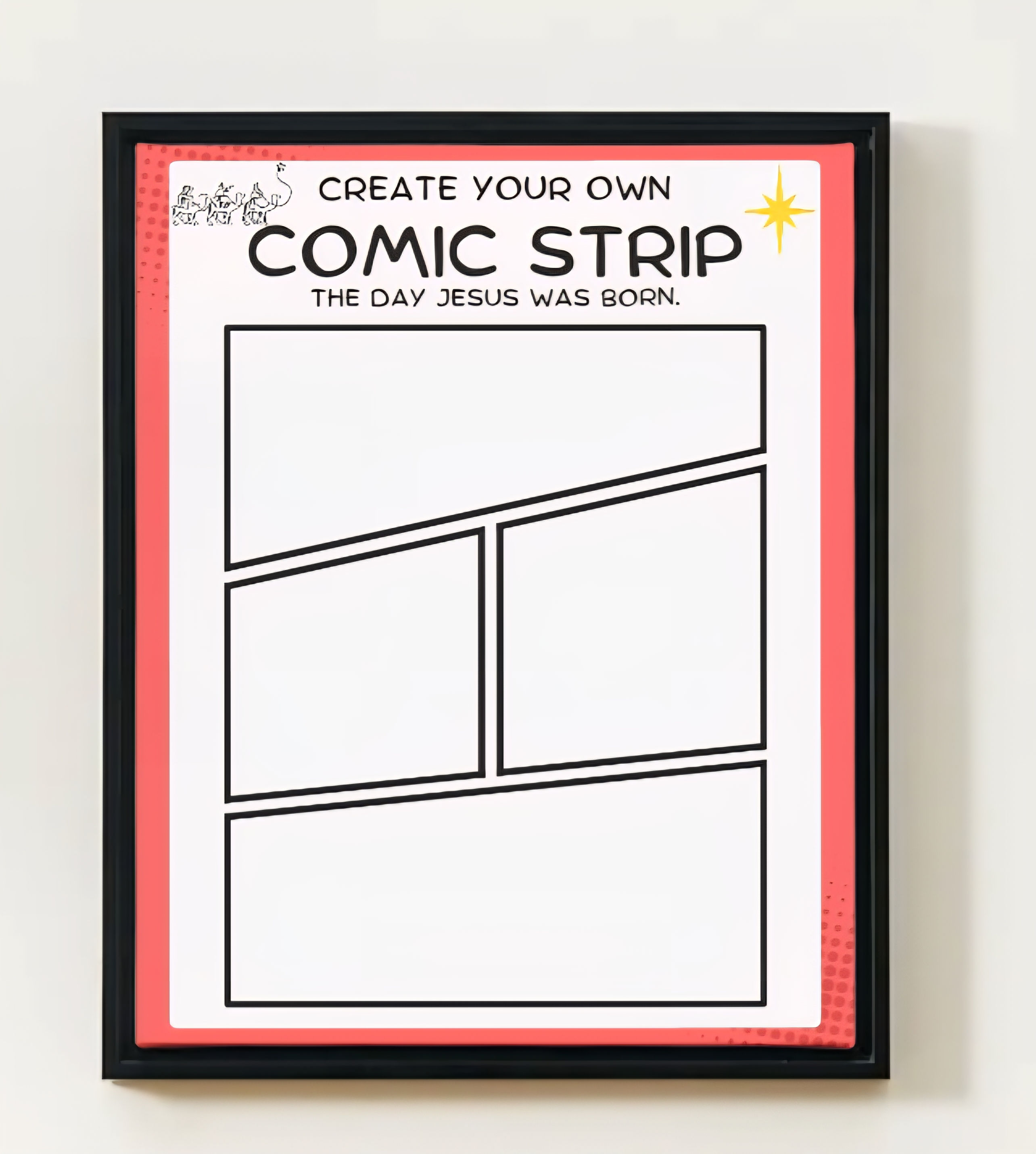 God's Children Coloring Pages, Create Your Own Comic Strip, Activity For Kids