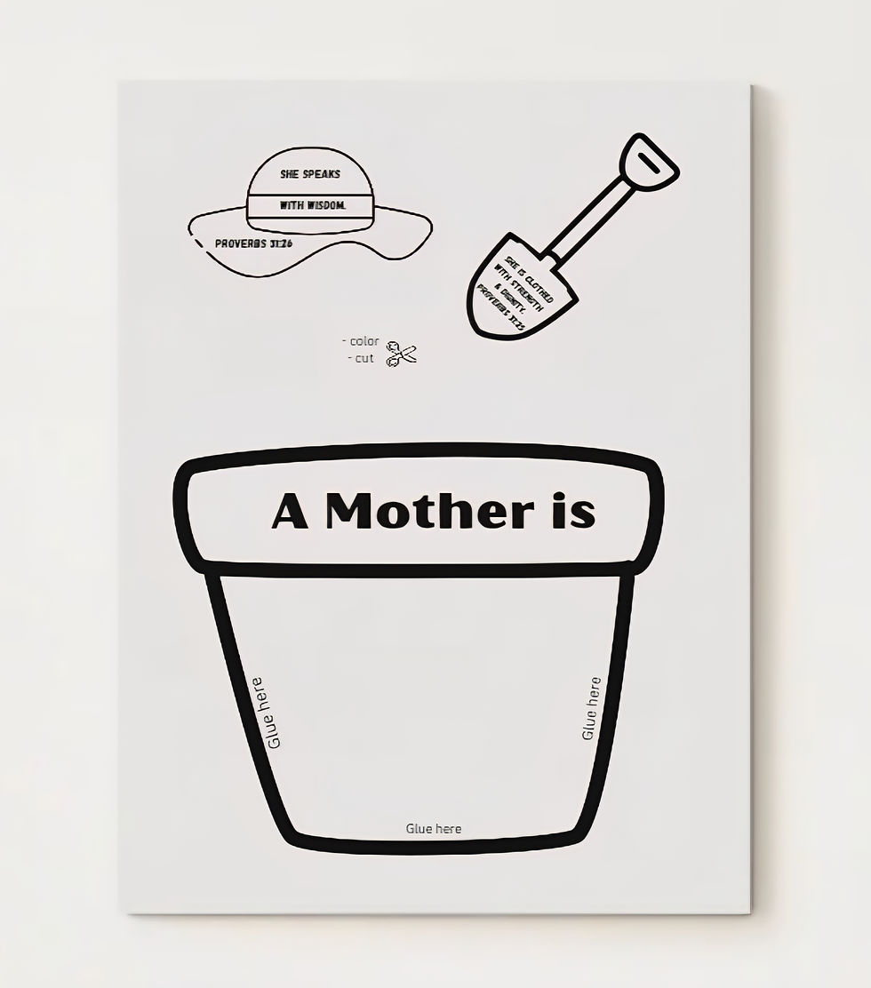 Thumbnail: God's Children Coloring Pages, Mom, Mother's Day, Activity For Kids