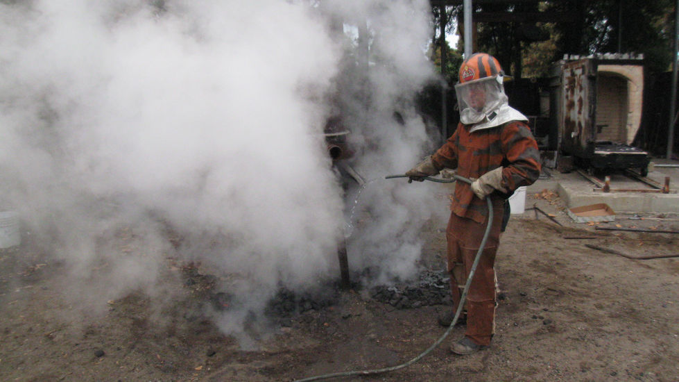 fig.0045 kyle milligan dousing the cupola