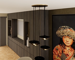 Maatwerk cinewall walnoot