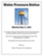 25-5 Water Pressure Notice