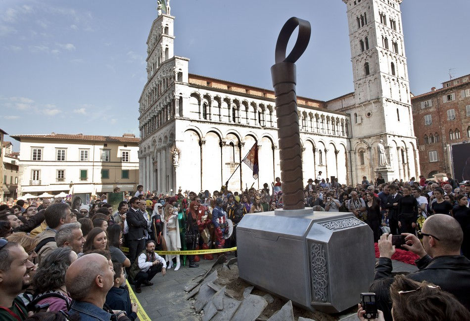 Lucca, with the Comics Festival