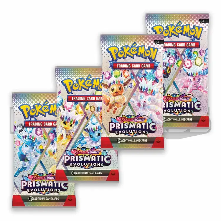 Prismatic Evolutions Booster Pack Art Set (sealed)