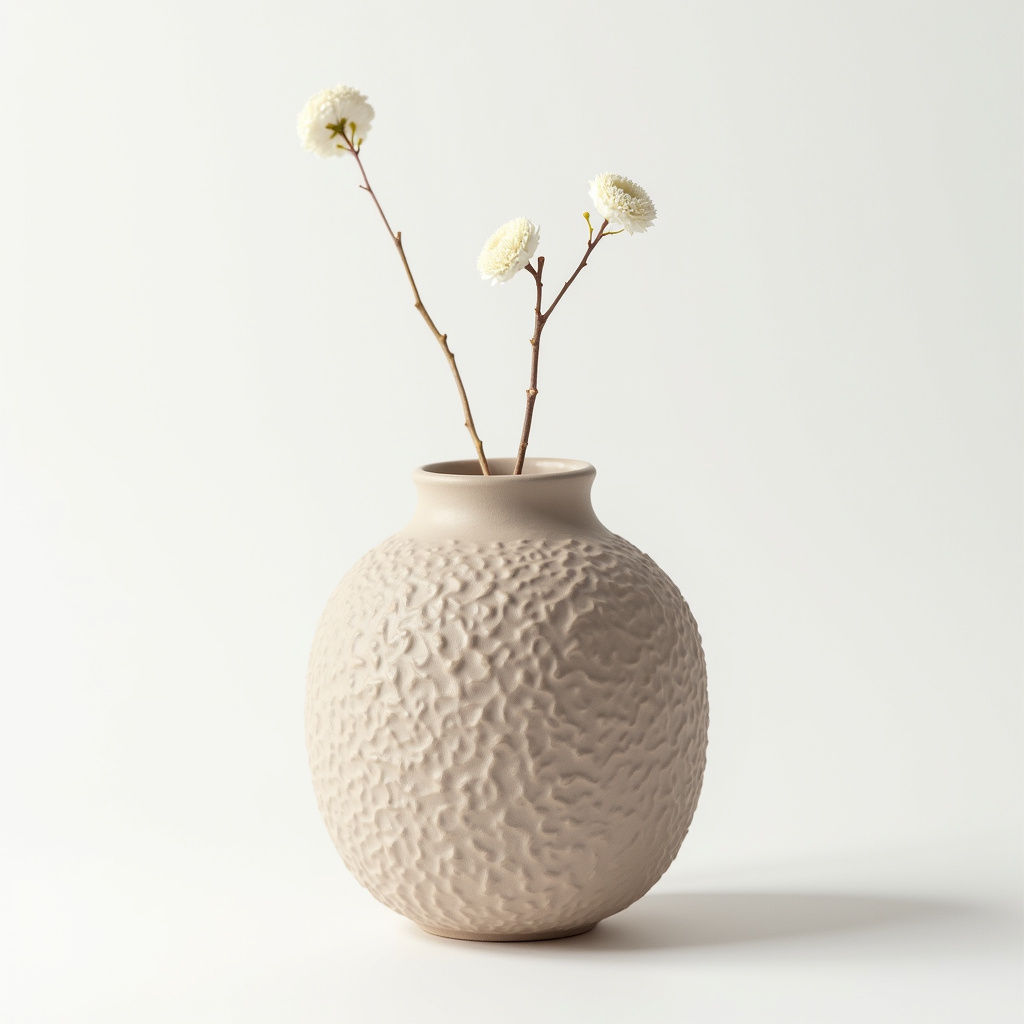Textured Ceramic Vase