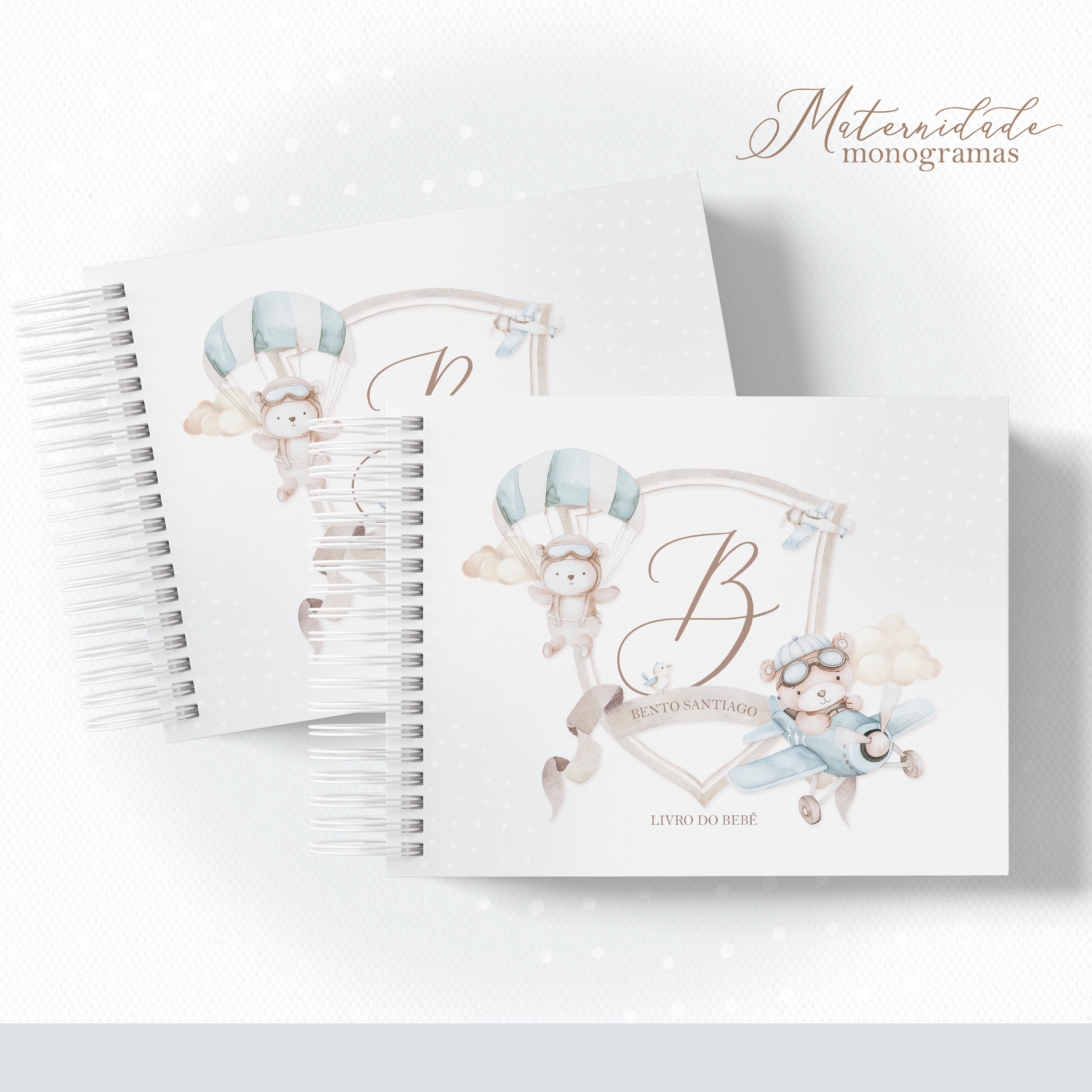 Kit Baby Ursinho Aviador