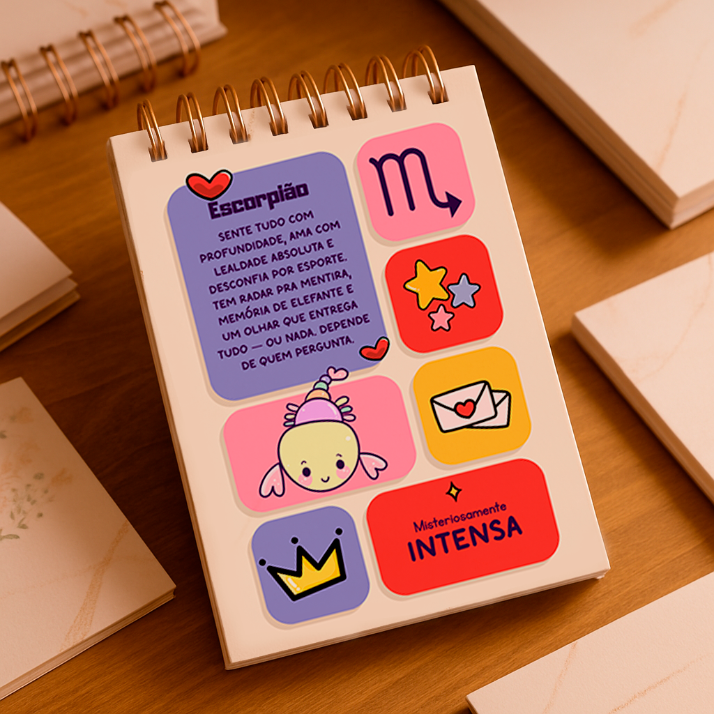 Bloquinho coleção signos