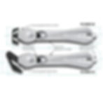 2 adet gri renkli güvenlikli falçata