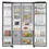 Thumbnail: Samsung Series 6 RS70F64KEFEU Total No Frost American Fridge Freezer - Black