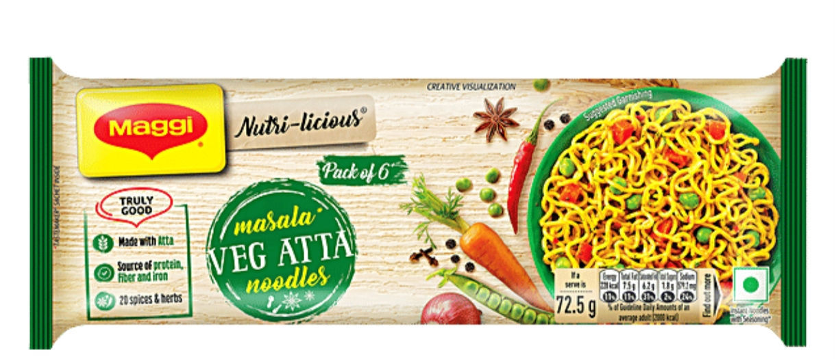 Veg masala atta noodles