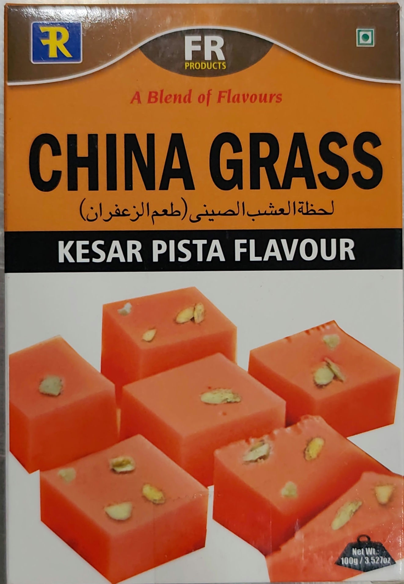 FR CHINA GRASS KESAR PISTA FLAVOUR 100GM MRP=-70