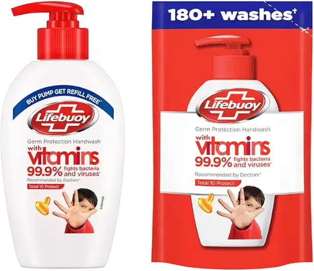 Life boy hand wash buy pump get refill free 190ml