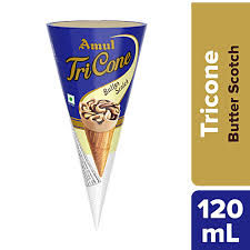 AMUL TRI CONE  BUTTER SCOTCH