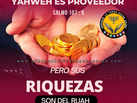 YAHWEH EL PROVEEDOR DE SU PUEBLO