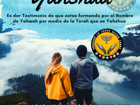 ¿QUE ES VENIR EN EL NOMBRE DE YAHSHUA?