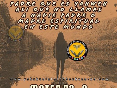 ¿EXISTE EN VERDAD PADRE Y MADRE ESPIRITUAL?