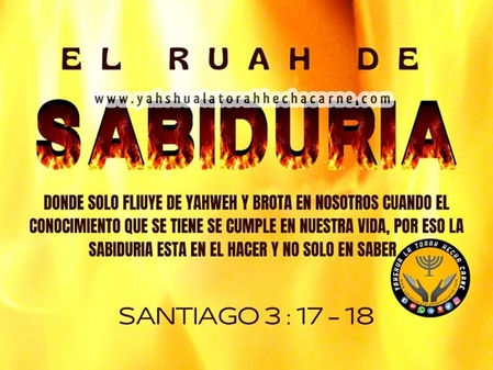 EL RUAH DE SABIDURIA