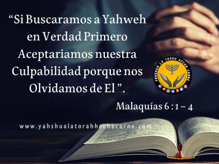 ¿EN VERDAD ESTAMOS BUSCANDO A YAHWEH?