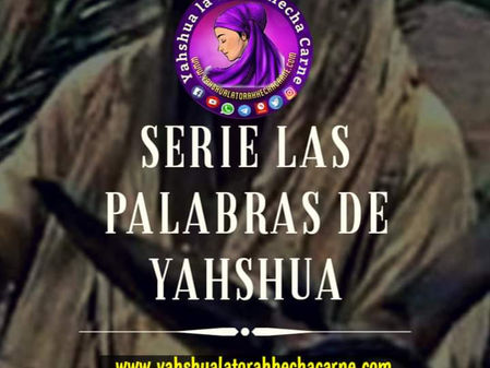 SERIE LAS PALABRA DE YAHSHUA PARTE # 30