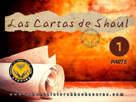 LAS CARTAS DE SHAUL PARTE # 1