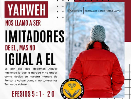 SER IMITADORES DE YAHWEH(LAS CARTAS DE SHAUL P75)