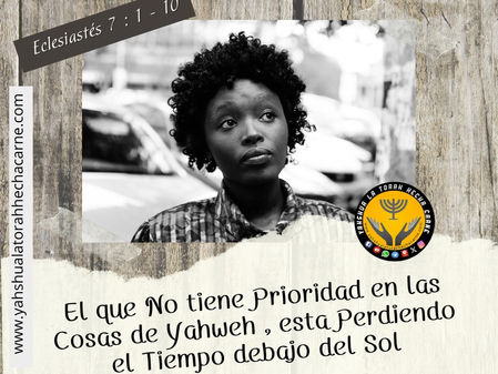 EL FIN DE LA VIDA (ECLESIASTES CAP. 7 P1)