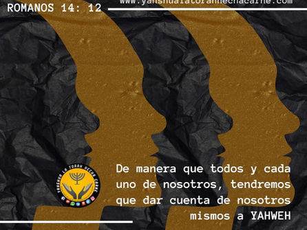 DAREMOS CUENTAS ANTE YAHWEH