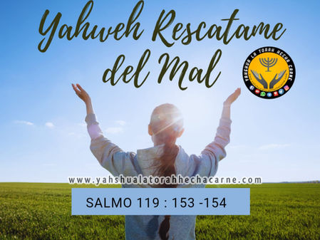 RESCATAME DEL MAL ( SALMO 119 :153 – 160 )