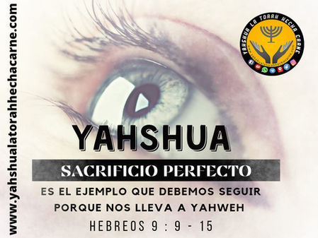 YAHSHUA SACRIFICIO PERFECTO
