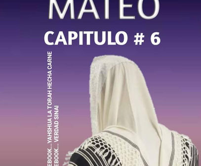 ESTUDIANDO EL LIBRO DE MATEO CAPITULO # 6