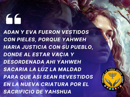 EL PRIMER SACRIFICIO HECHO EN LA CREACION