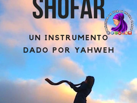 EL SHOFAR ( שופר) ES UN INSTRUMENTO DADO POR YAHWEH