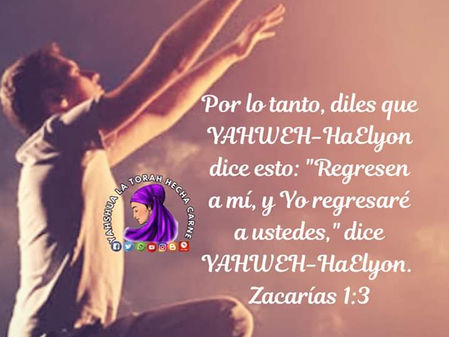 YAHWEH BUSCA UNA COMUNION CON SU PUEBLO YISRAEL