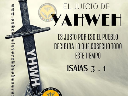 JUICIO DE YAHWEH